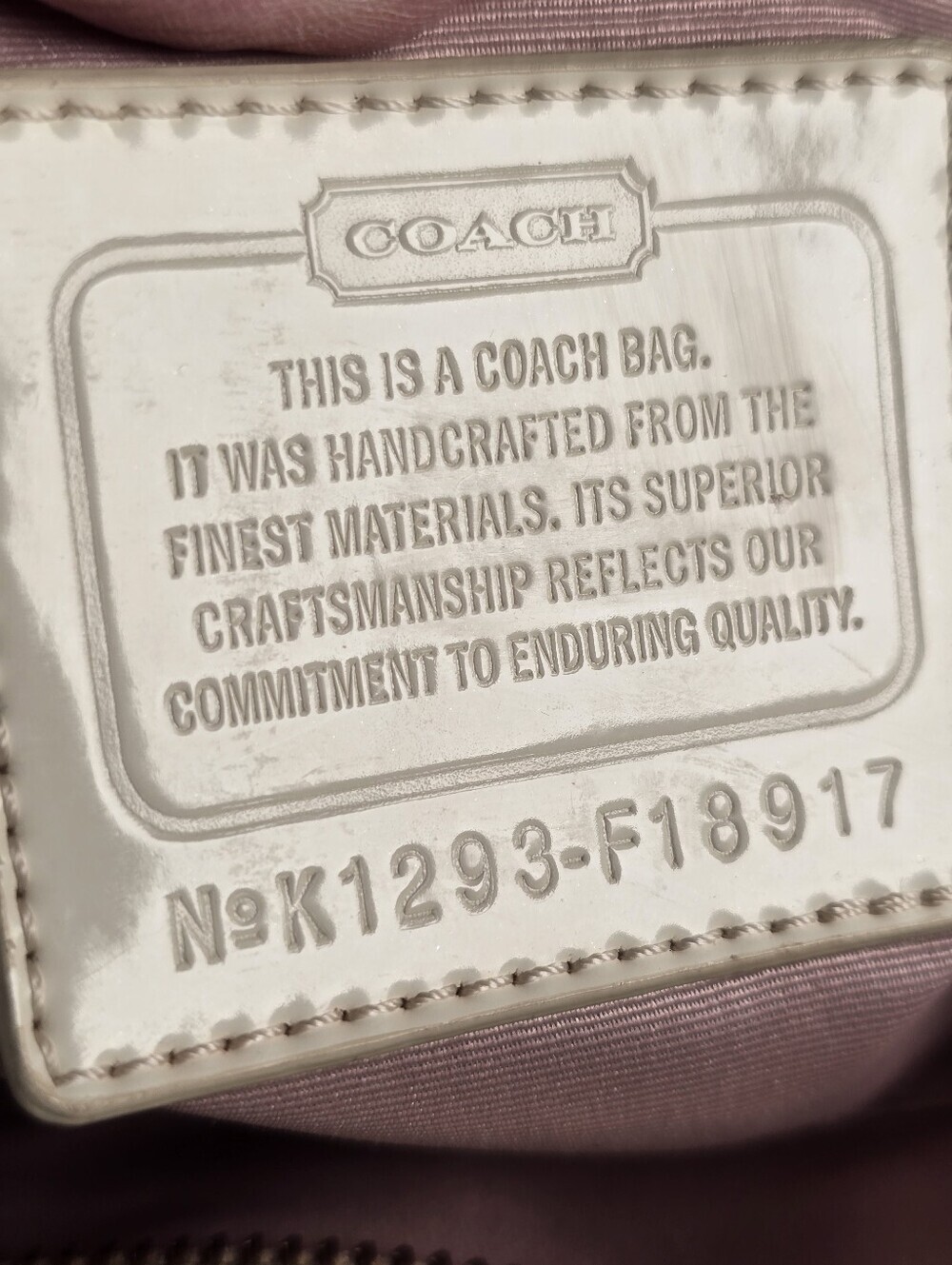 Coach Peyton Tote Bag Khaki And Tan Signature Canvas Exterior Gold Hardware - Picture 15 of 16